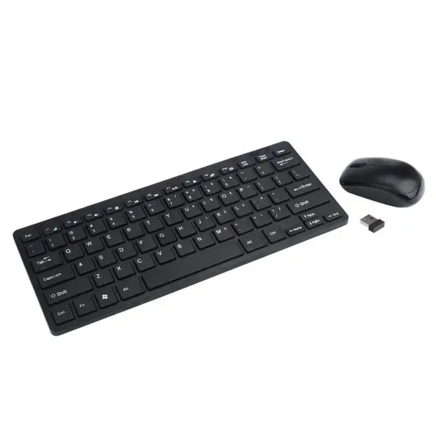 

Luxury Ultra Slim Mini 2.4G Wireless Keyboard Mouse Kit For PC Laptop