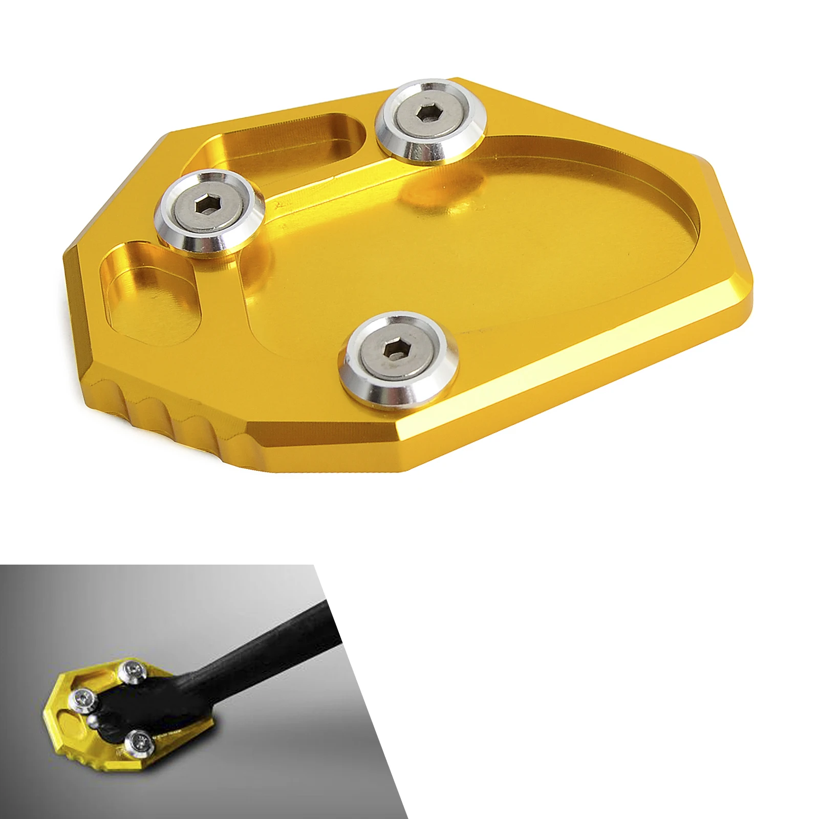 Подставка боковая для мотоцикла CNC Yamaha MT07 2014-2015 FZ6 S2 2004-2009 FZ6R XJ6 ABS 2009-2015 | Автомобили