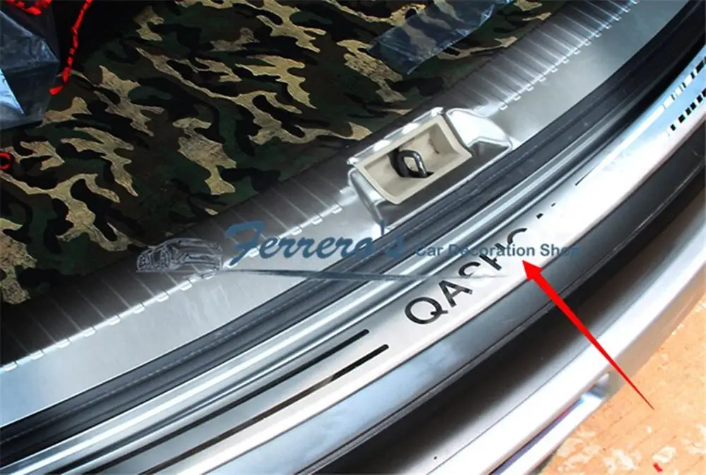 Бесплатная доставка для 2007-2009 2011- 2013 Nissan Qashqai MK1 задняя Задняя Крышка багажника