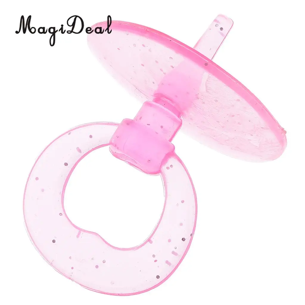 Plastic Cot Bed Pacifier Set Dollhouse Accessories for Dolls Baby Bedroom Dollhouse Furniture Kids Children Toys