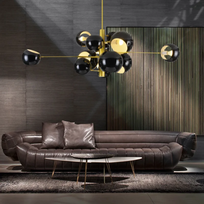 

Modern Nordic pendant lights dining room AC90-260V hanglamp globe shade hanging light black white lustres para quarto kitchen C6