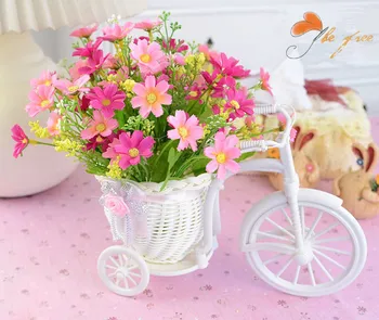 

Large Rattan Tricycle Bike Flower Basket Vase Storage Party Decor Garden Plant Planter Decor Pot Wedding Party Favour Decor #10