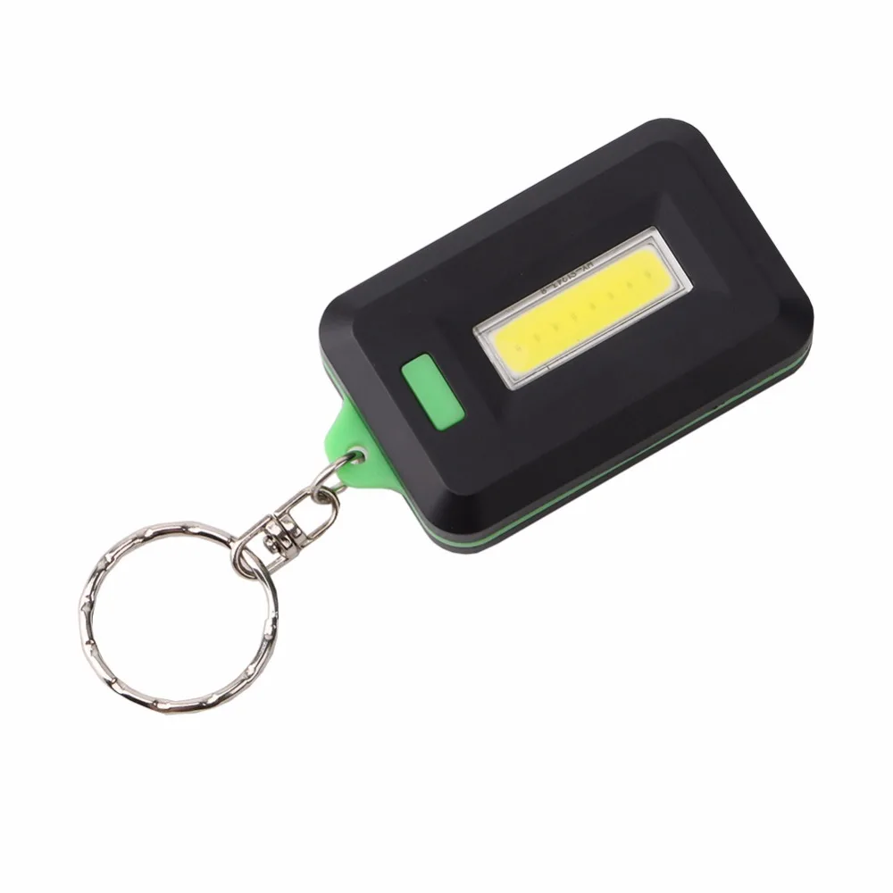 Мини COB светодиодный фонарик linterna llavero 3 modos portatil flash luz antorcha de emergencia uso * AAA