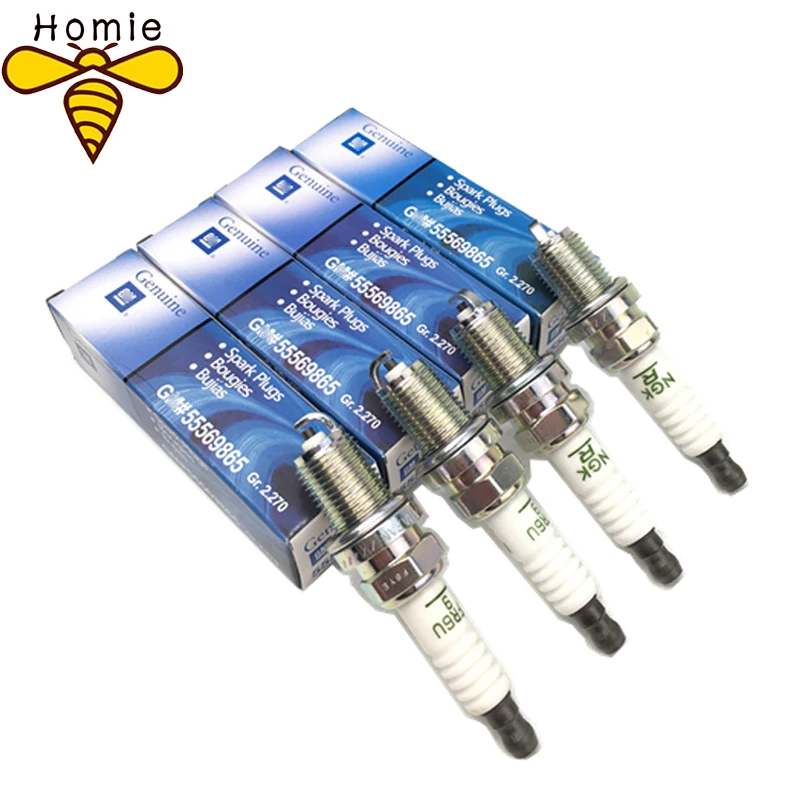 4X/lot Original Engine Spark Plug For Chevrolet Cruze Epica Sonic Opel Astra Zafira 55569865 1214041 93180485 ZFR6U 4X/lot Original Engine Spark Plug For Chevrolet Cruze Epica Sonic Opel Astra Zafira 55569865 1214041 93180485 ZFR6U