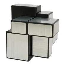 Mirror 2x2x2 Speed Cube Magic Cube Black Silver