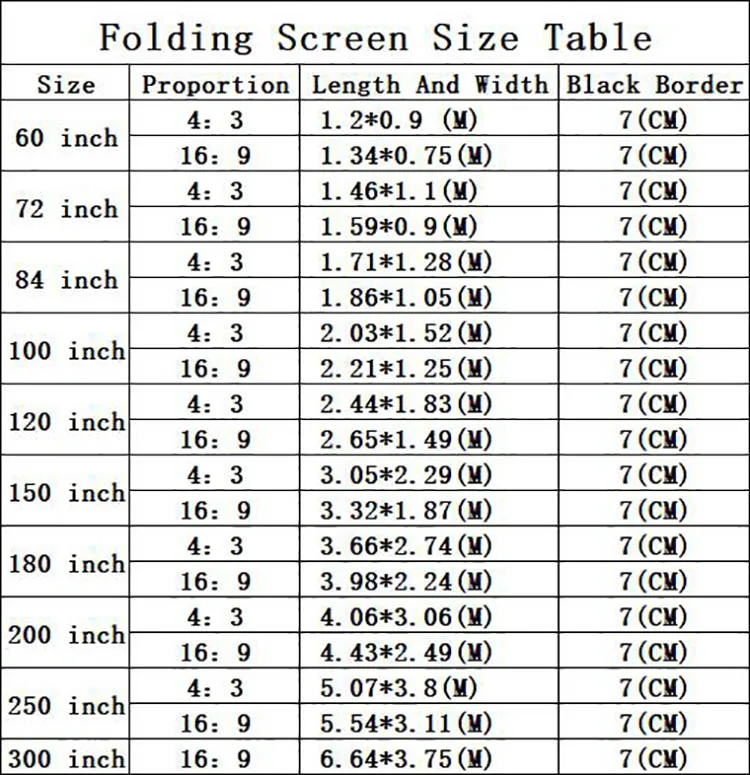 Thinyou 150 дюймов ткань для проектора экран 16:9 проекция высокое Заводская поставка лучшее качество матовый белый портативный pantallas