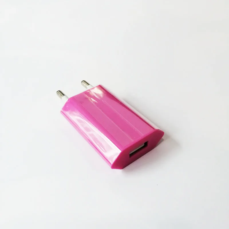 EU адаптер для путешествий 5 в 1 а быстрое зарядное устройство для мобильного телефона электрическая вилка AC Розетка конвертер зарядное устройство разъем питания - Цвет: rose red