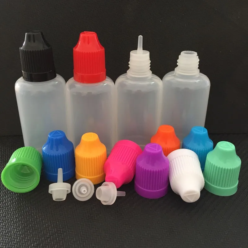 Factory Price 50pcs PE 50ml Plastic Dropper Bottle Bottles With Colorful Childproof Cap Empty E liquid | Дом и сад
