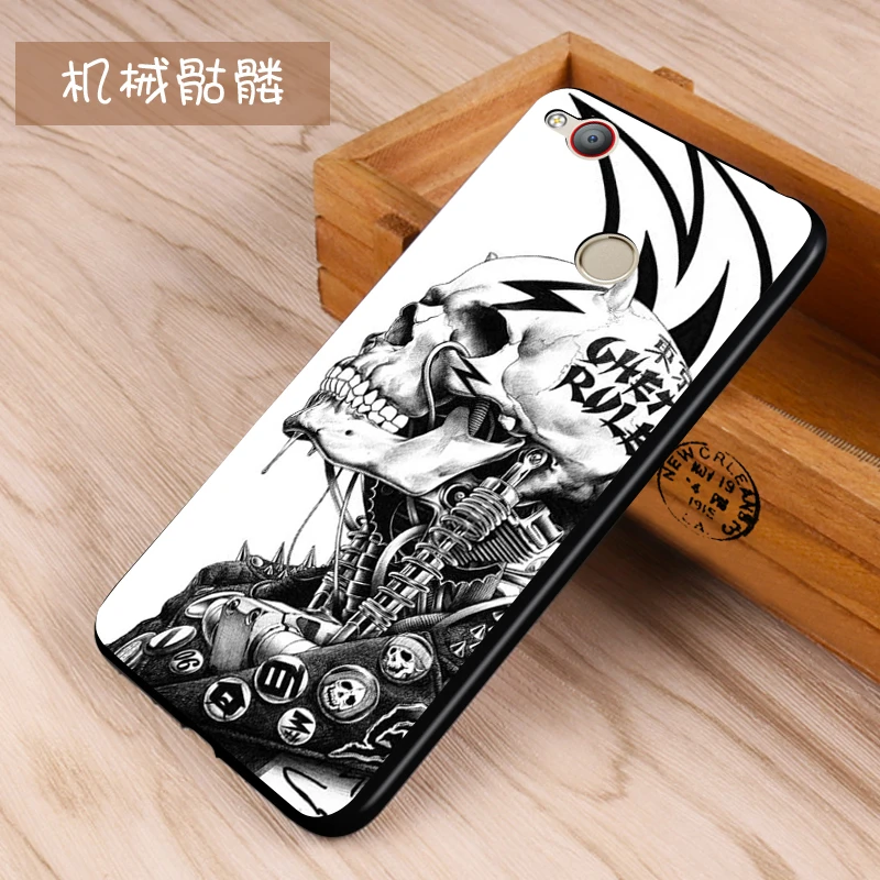 zte nubia z11 mini s Case Original Cover for zte nubia z11 mini s Case Cover Skin Wolf Fish Skull z11 mini s Fundas 100% 18
