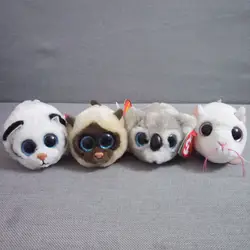 TY Beanie Boo Teeny тыс плюшевые синий сова 9 см оригинальный Ty Шапочка Боос большие глаза собака плюшевые игрушки куклы подарок для маленьких детей