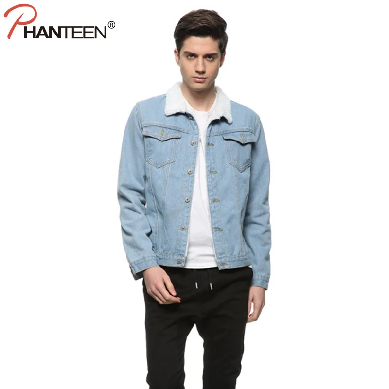 woolen denim jacket