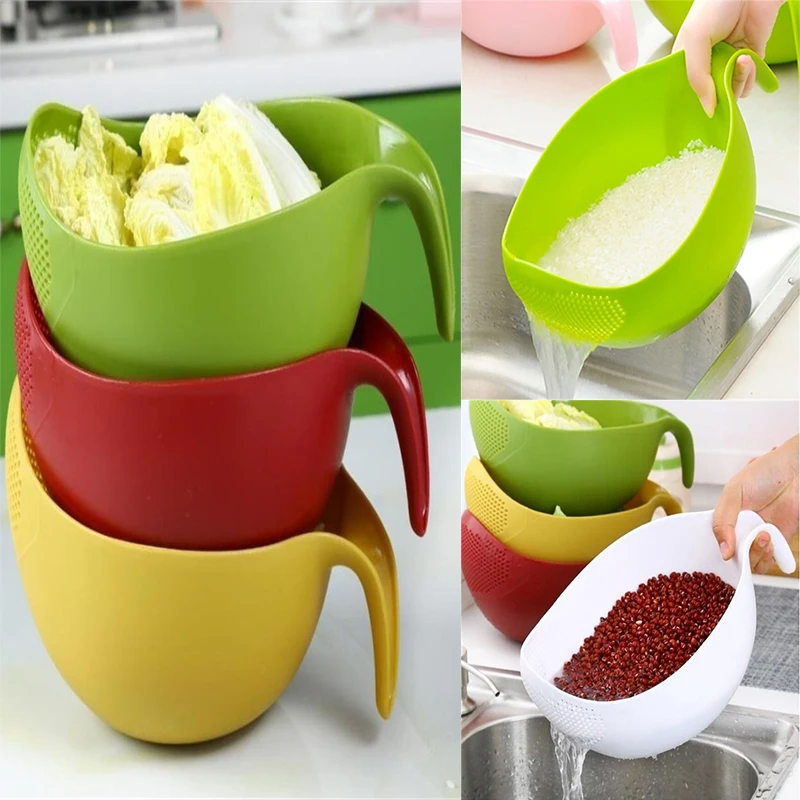 

Rice peas vegetable fruit washing filter sieve sewer cleaning kitchen tool