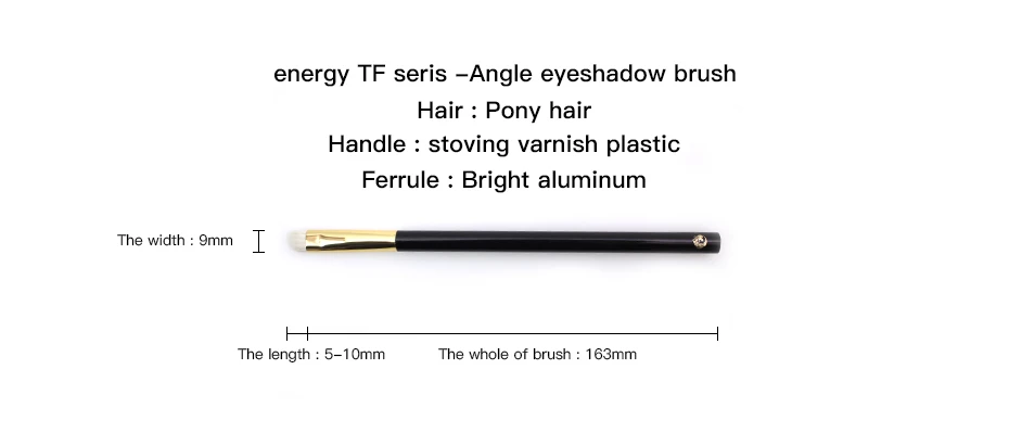 Энергетический бренд, 11 шт., набор профессиональных кистей, кисти для макияжа из волоса козла для пудры, консилер для теней, подводка для глаз, Pincel Maquiagem B11TFC