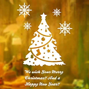 Small Christmas Tree Decal And Get Free Shipping On Aliexpress