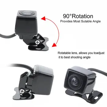 

12V CMOS Waterproof Night Vision Car Rear View Camera Adjustable Butterfly Auto Parking Reversing Camera