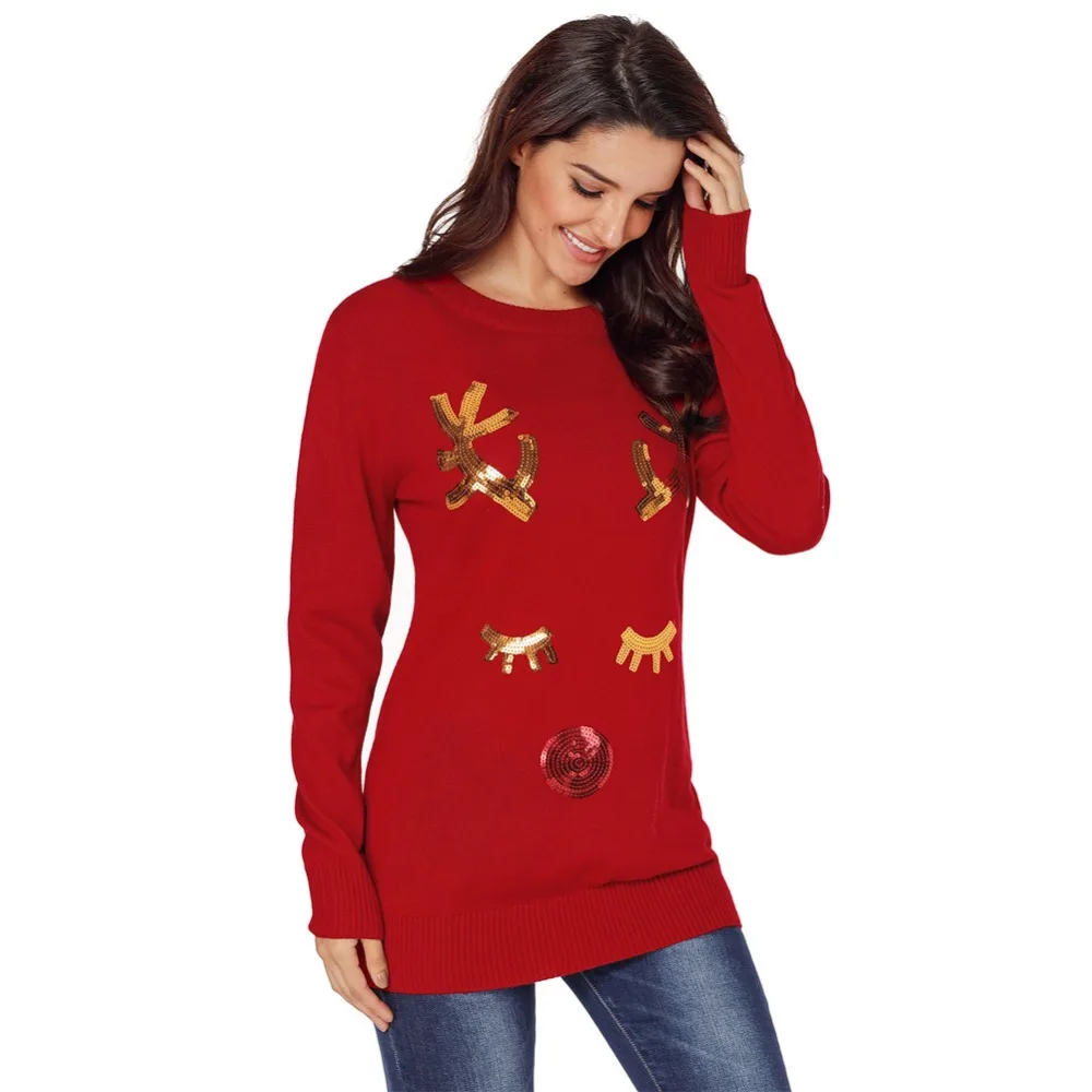 sequin ugly sweater