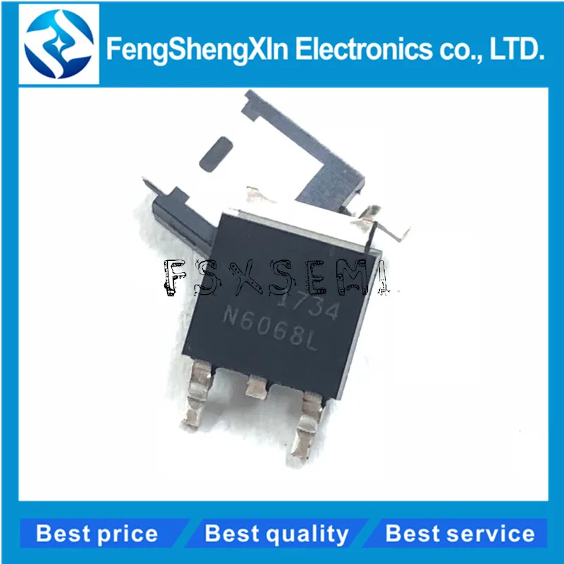10 шт./лот N6068L DMN6068LK3 DMN6068LK3-13 TO-252 60В N-CHANNEL режим улучшения MOSFET | Электронные