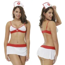 Feitonglingery Нижнее белье женские трусики плюс размер кружевное нижнее белье setLace ночное белье соблазнительное нижнее белье для медсестры униформа нижнее белье#3