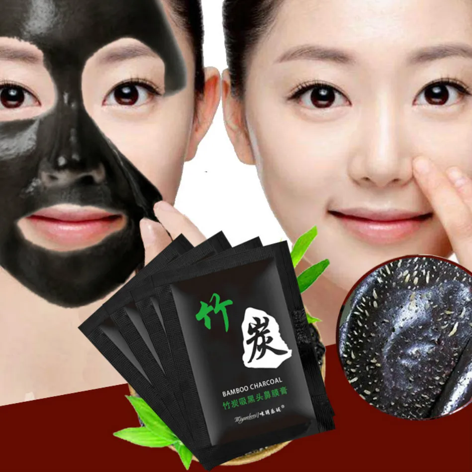

10 Pcs/Lot Brand Mineral Mud Blackhead Remove Facial Masks Deep Cleansing Purifying Peel Off Black Nud Facail Face Masks