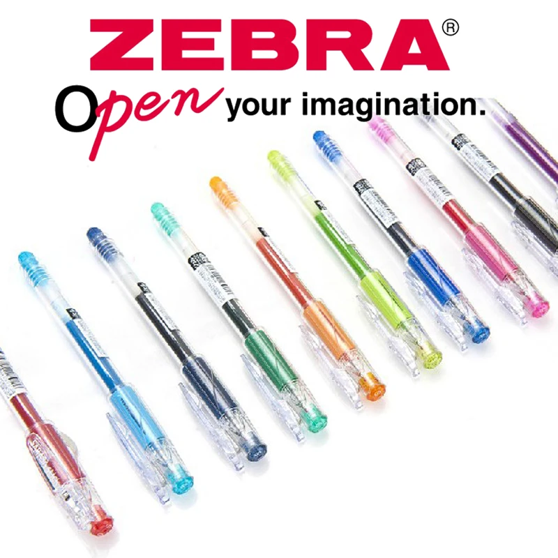 

10PCS Japan ZEBRA Sarasa Stick JJ21 Gel Pen 0.5mm Color Gel Pen
