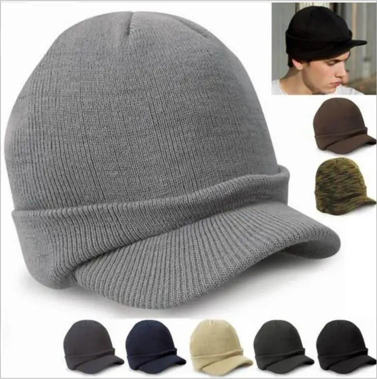 

Men Women Caps Knit Baggy Beanie Oversize Winter Hat Ski Slouchy Chic Cap 2019 New