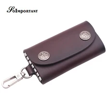 Новинка, натуральная кожа, мужской держатель для ключей, кошельки, Мужская ключница, Винтажный чехол для ключей, сумки, чехол для ключей, сумка для ключей, органайзер, кошелек
