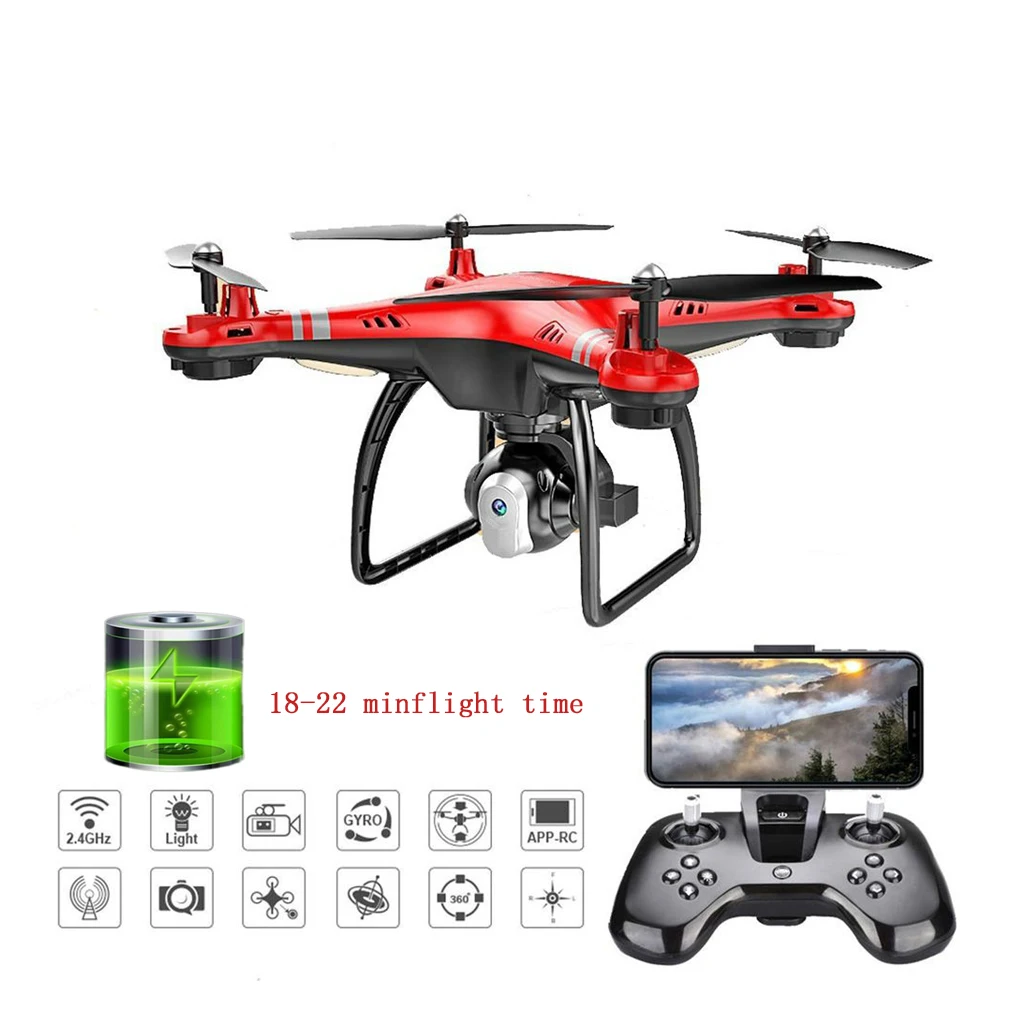 

X8 Hornet 2.4G RC FPV Drone Quadrocopter With 3MP Camera Altitude One Return Key / Landing / Headless Takeoff Mini Drones