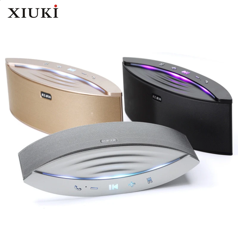 3.0 Wireless LED Bluetooth Speaker HD Sound Quality Portable With Compact Microphone With A 
