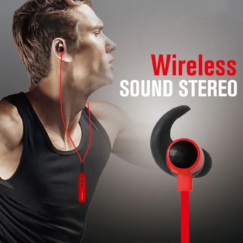 

MS909 Stereo Bluetooth Headset Wireless Earphone Hands Free Headphone with Mic for iPhone 7 7Plus Samsung Note 7 LG HTC Laptop