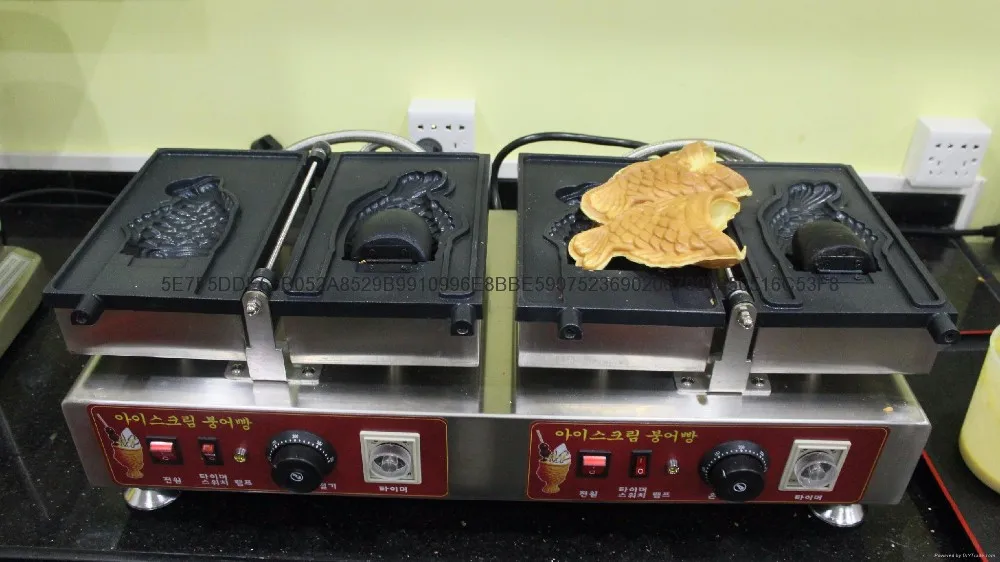 Лидер продаж Корея Электрический Taiyaki Maker, Taiyaki вафельница для продажи