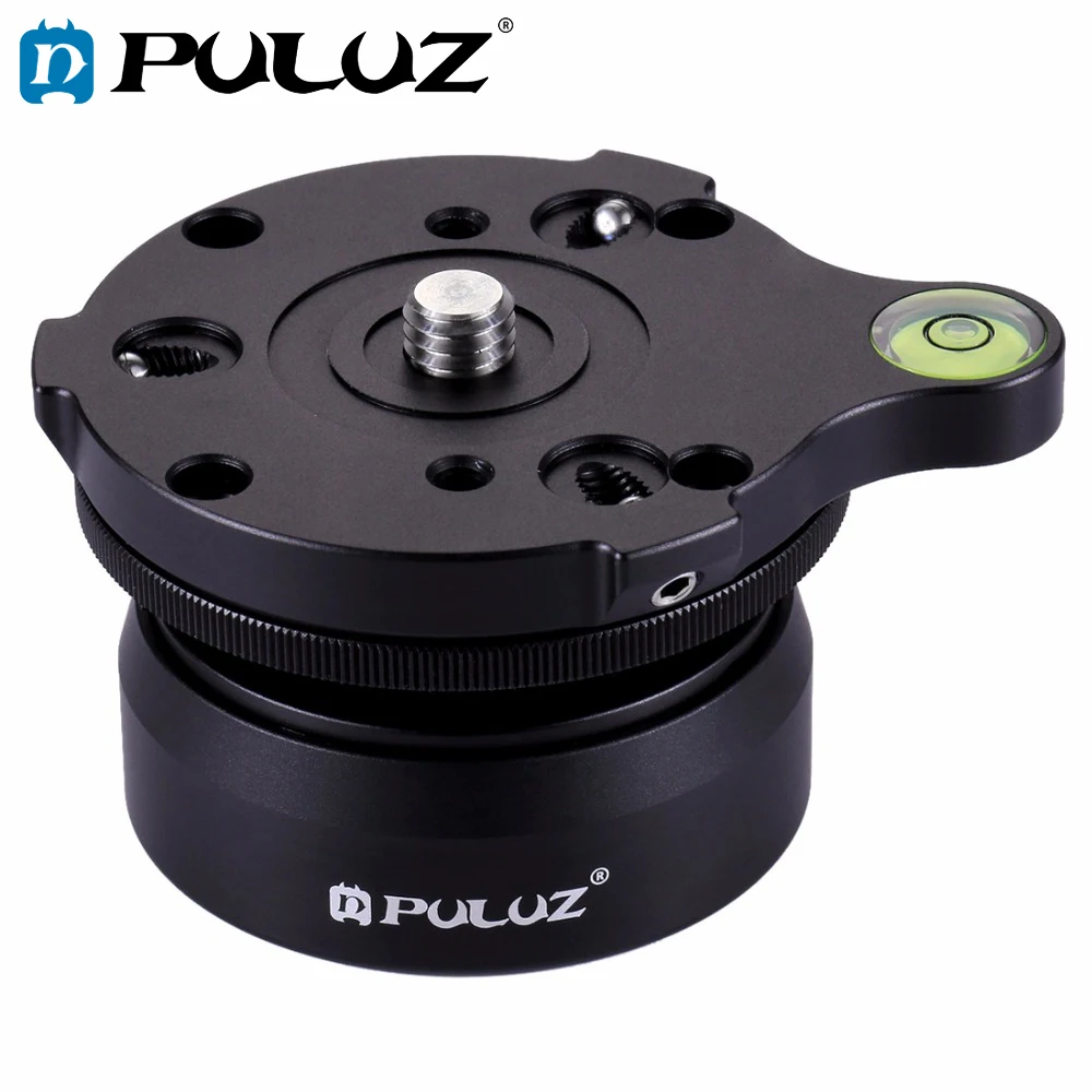 PULUZ 3/8 дюймов Резьбовая купольная панорамная головка штатива Профессиональный