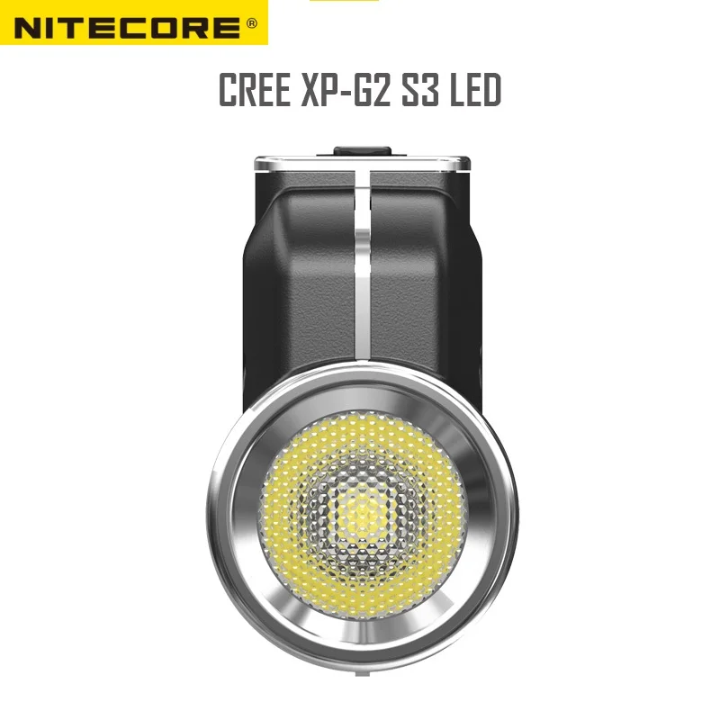 Nitecore TINI SS USB перезаряжаемая светодиодная подсветка ключа из нержавеющей стали CREE XP-G2 S3 светодиодный 380 лм включает USB перезаряжаемый литий-ионный аккумулятор