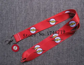 

Retail 10 pcs flash pendant Straps Lanyard ID Badge Holders Mobile Neck Keychains For Party Gift R-10