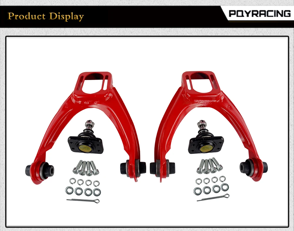PQY регулируемый(L& R) передний верхний рычаг управления развал комплект для HONDA CIVIC EK 96-00 PQY 9871