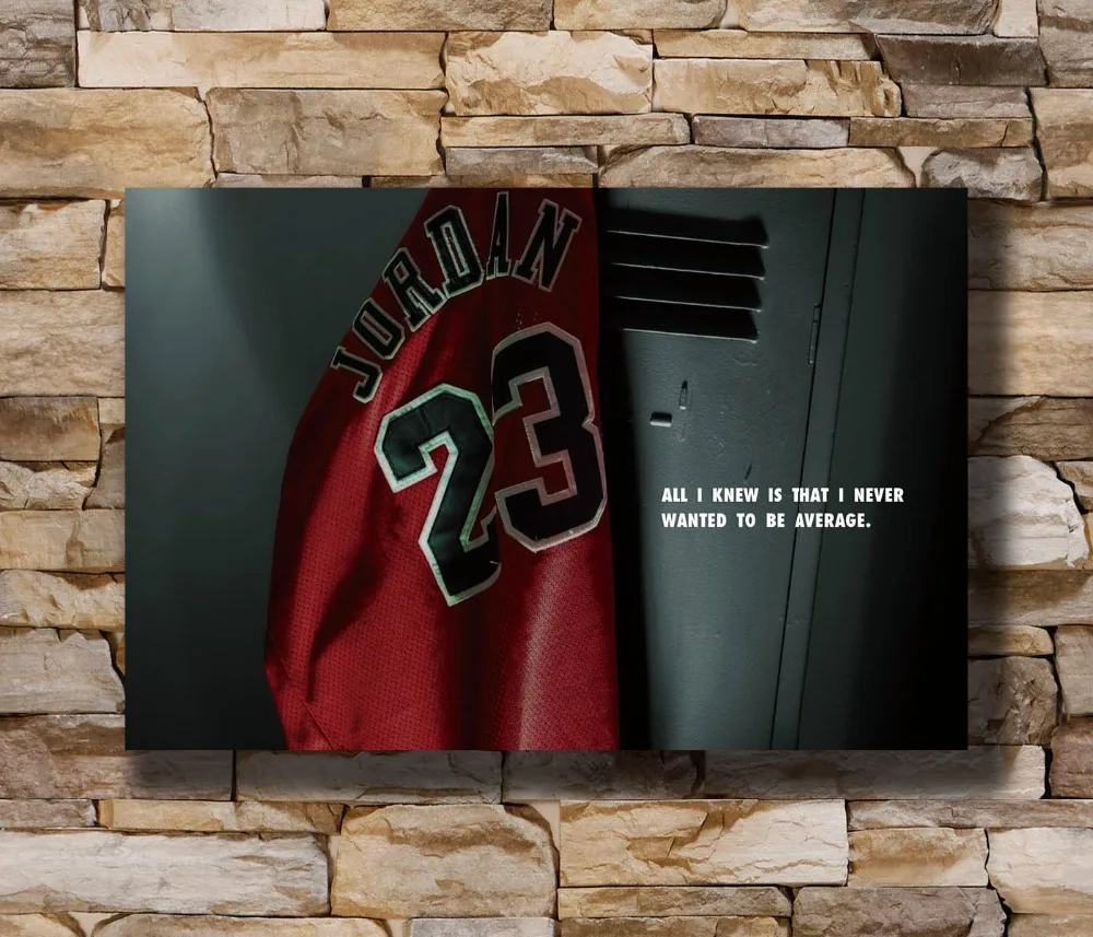 

N1763 Michael Jordan Player MVP Sport 23 Qutoes 8x12 20x30 24x36 Wall Poster Art L-W Canvas Print Decoration