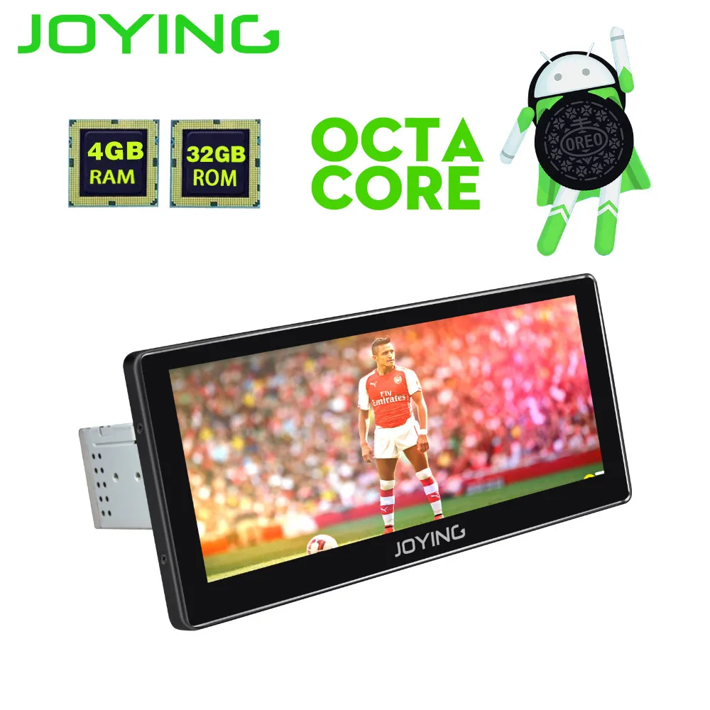 JOYING 10 25 1Din font b GPS b font Android 8 0 Car Radio Octa Core