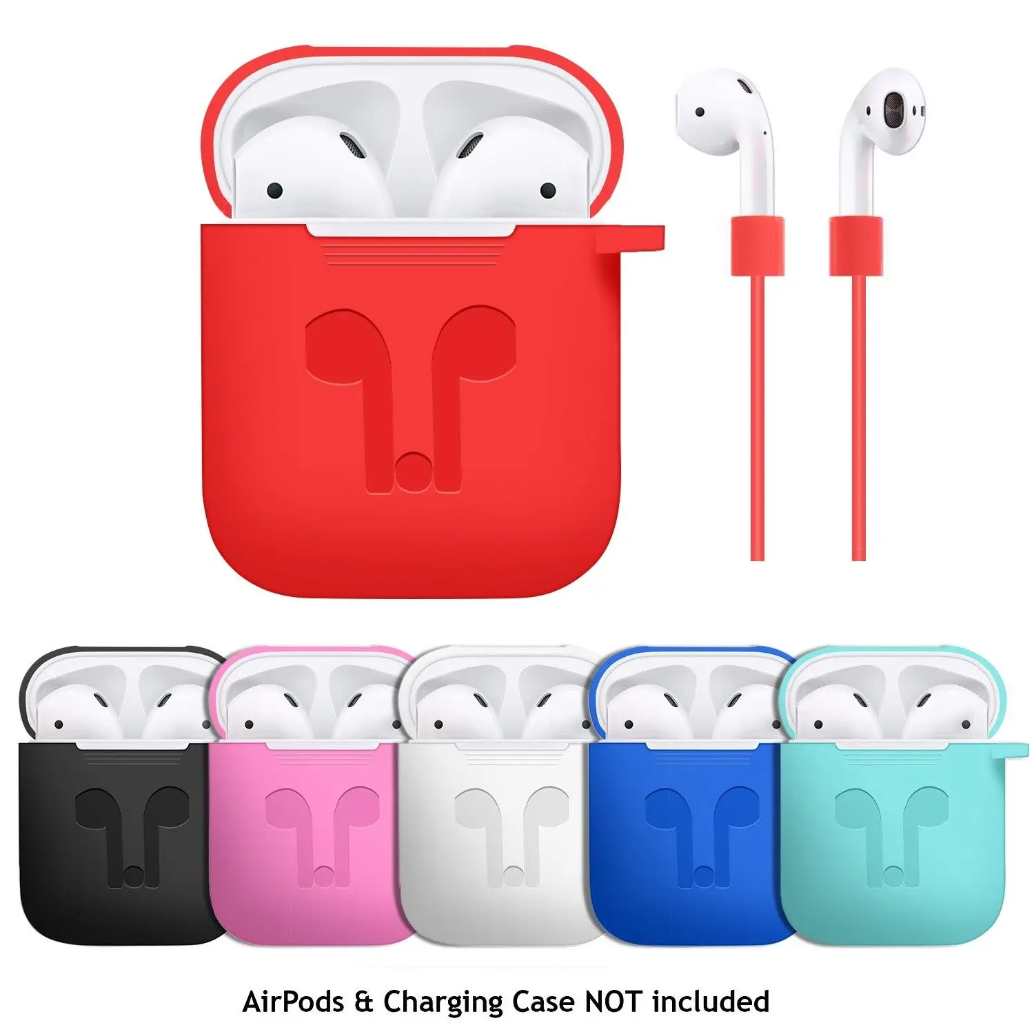 18 цветов силиконовый чехол для Apple Airpods противоударный чехол для Apple гарнитура для Airpods чехол s тонкий для Air Pods защитный чехол