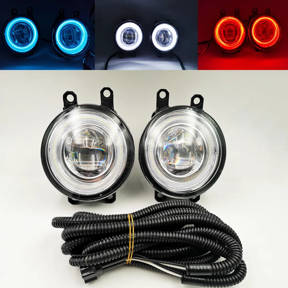 

CSCSNL 1Set/pair 12V Car LED Angel Eyes DRL Fog Light Lamp DRL Daytime Running Light For Toyota Camry 2006-2014 2015 2016 2017