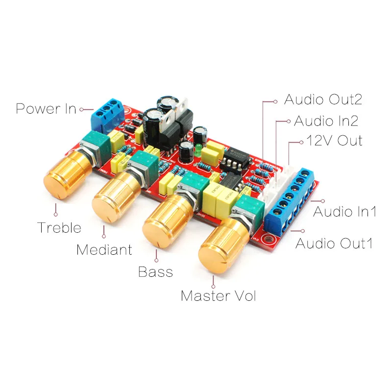 CIRMECH NE5532 Hi Fi усилитель громкость тон эквалайзер плата управления DIY KIT и готовая