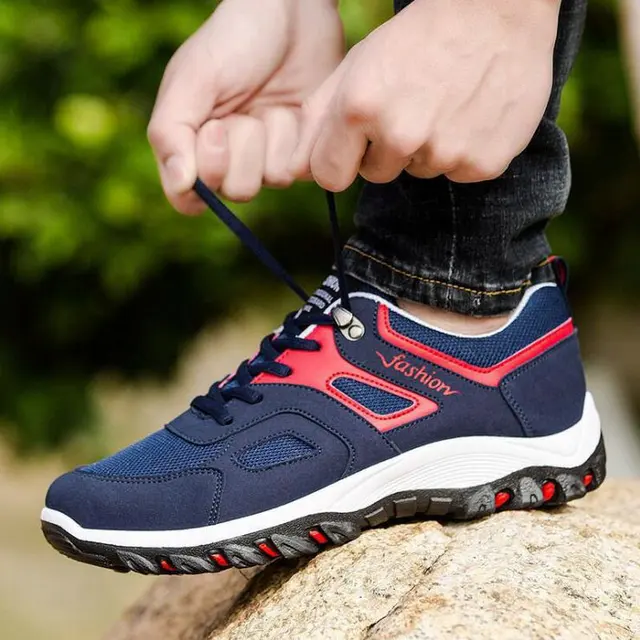 Male walking tennis Hiking shoes Men Outdoor Sports Sneakers Male