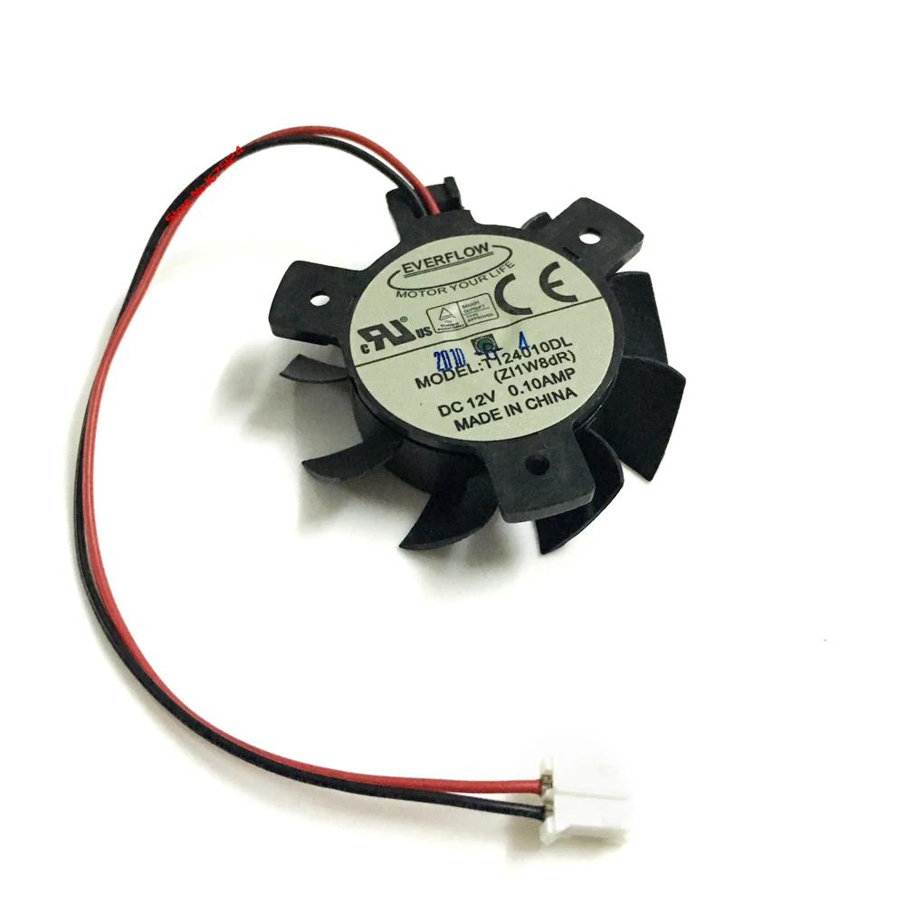 T124010DL для ASUS HD4550 HD5570 37 мм DC12V 0.1A 2-контактный вентилятор видеокарты | Компьютеры и