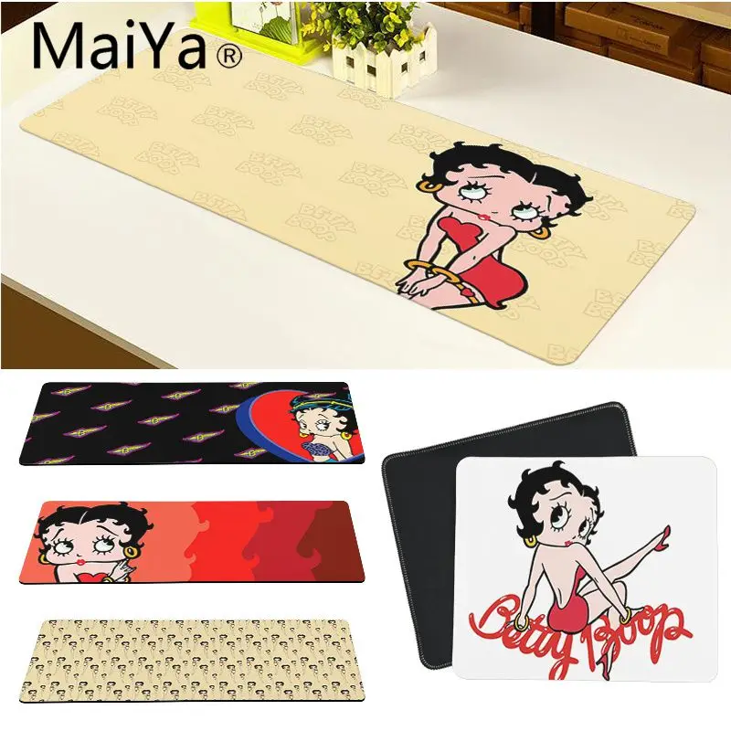 Maiya Betty boop коврик для клавиатуры резиновый игровой мыши Настольный бесплатная
