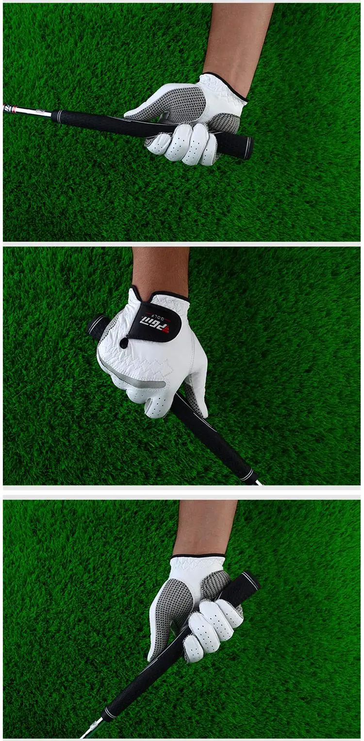 PGM De Golfe Autênticos Dos Homens Luvas