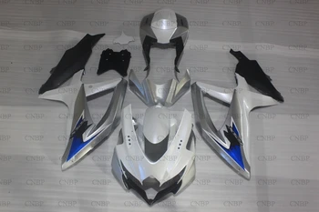 

GSXR 750 2010 Fairing GSXR600 2008 - 2010 K8 Pearl Silver White Plastic Fairings GSX R 600 2010 Plastic Fairings