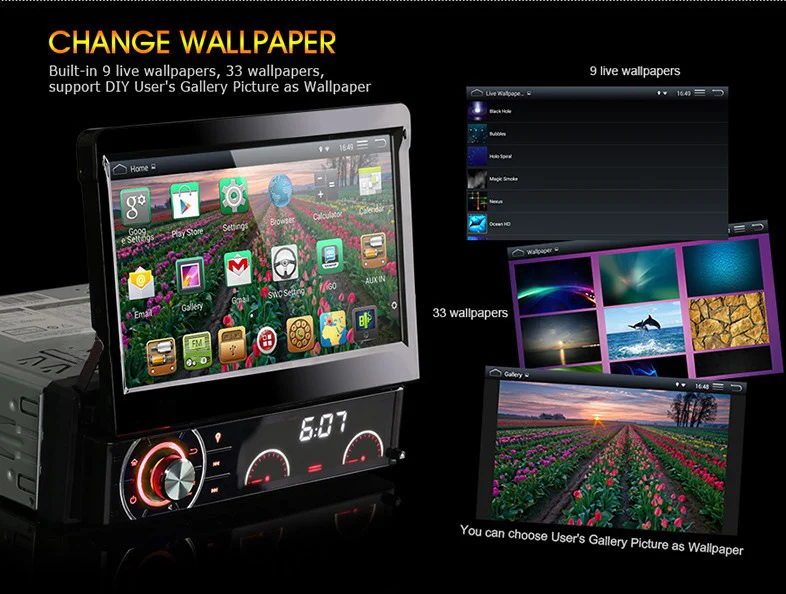 Flash Deal APRICOTCAR 4.4 Quad-core 7 Inch 1din For Universal Android 4.4 Car DVD Multimedia Player Built-in WIFI Internet Access FM USB 13 Flash Deal APRICOTCAR 4.4 Quad-core 7 Inch 1din For Universal Android 4.4 Car DVD Multimedia Player Built-in WIFI Internet Access FM USB 13