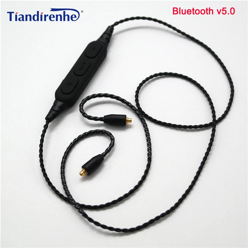 Новый Bluetooth v5.0 MMCX кабель для Shure SE215 SE535 SE846 UE900 наушников iPhone xiaomi Android IOS|Аксессуары