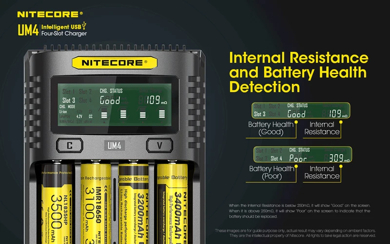 Nitecore UM4 Four-Slot USB Charger (12)