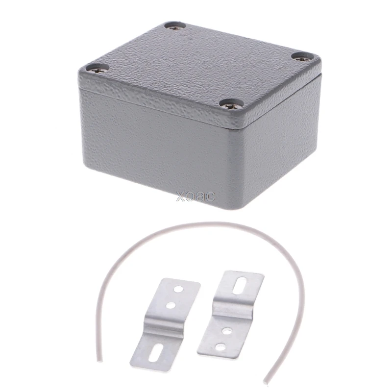 

1PC Sealed Die-Cast Aluminum Enclosure Case Junction Box 64x58x35mm LxWxH IP67 M13 dropship