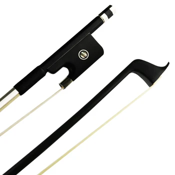 

Free Shipping NEW 1/2 Size Carbon Fiber Cello Bow Pernambuco Performance Natural Horse hair Ebony Frog High quality