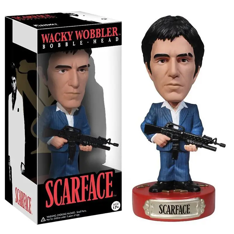 

Funko pop Wacky Wobbler Scarface AL PACINO Bobble Head Collectible Model Toy with Original box